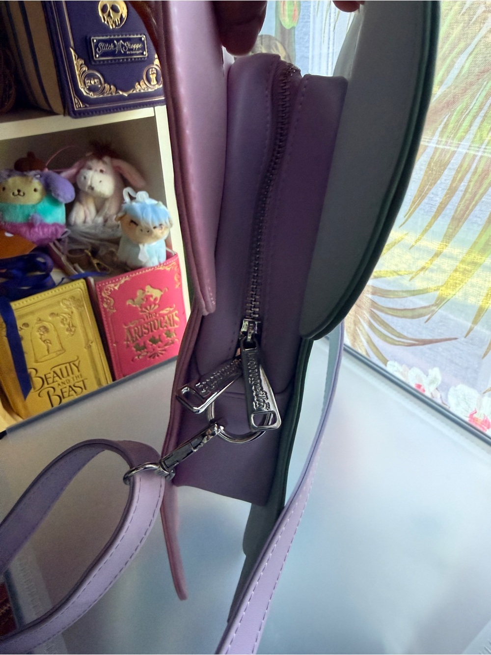 Loungefly Disney Ghost Mickey and Minnie Pastel Crossbody Bag NWT - Picture 6 of 6